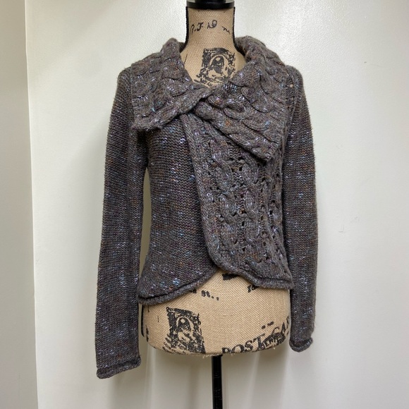 Christopher & Banks Sweaters - NWT PM Christopher and Banks Cable Knit Toggle Cls